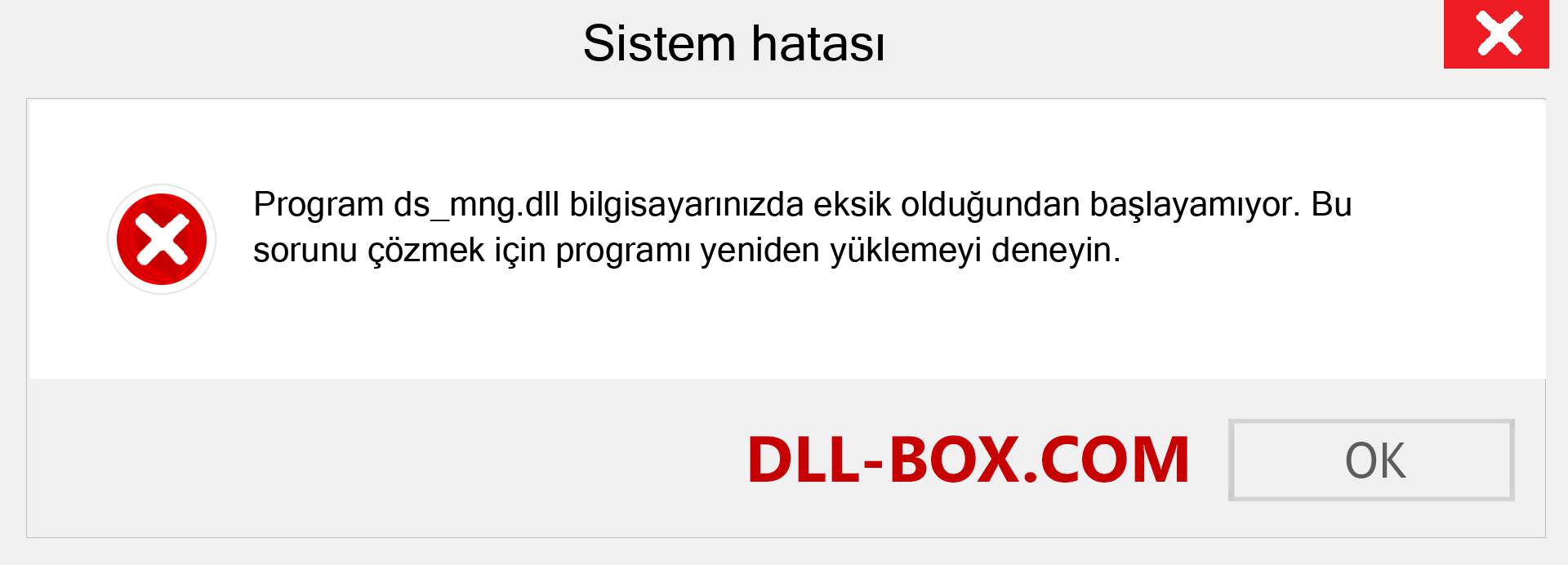 ds_mng.dll dosyası eksik mi? Windows 7, 8, 10 için İndirin - Windows'ta ds_mng dll Eksik Hatasını Düzeltin, fotoğraflar, resimler